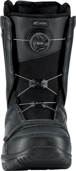 K2 Sapera Black Boot Dames 2019 -Ski Helm k2snowboarding 1819 sapera black front 1
